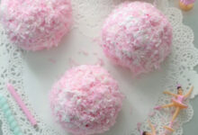 Συνταγή ροζ κέικ χιονοστιβάδας